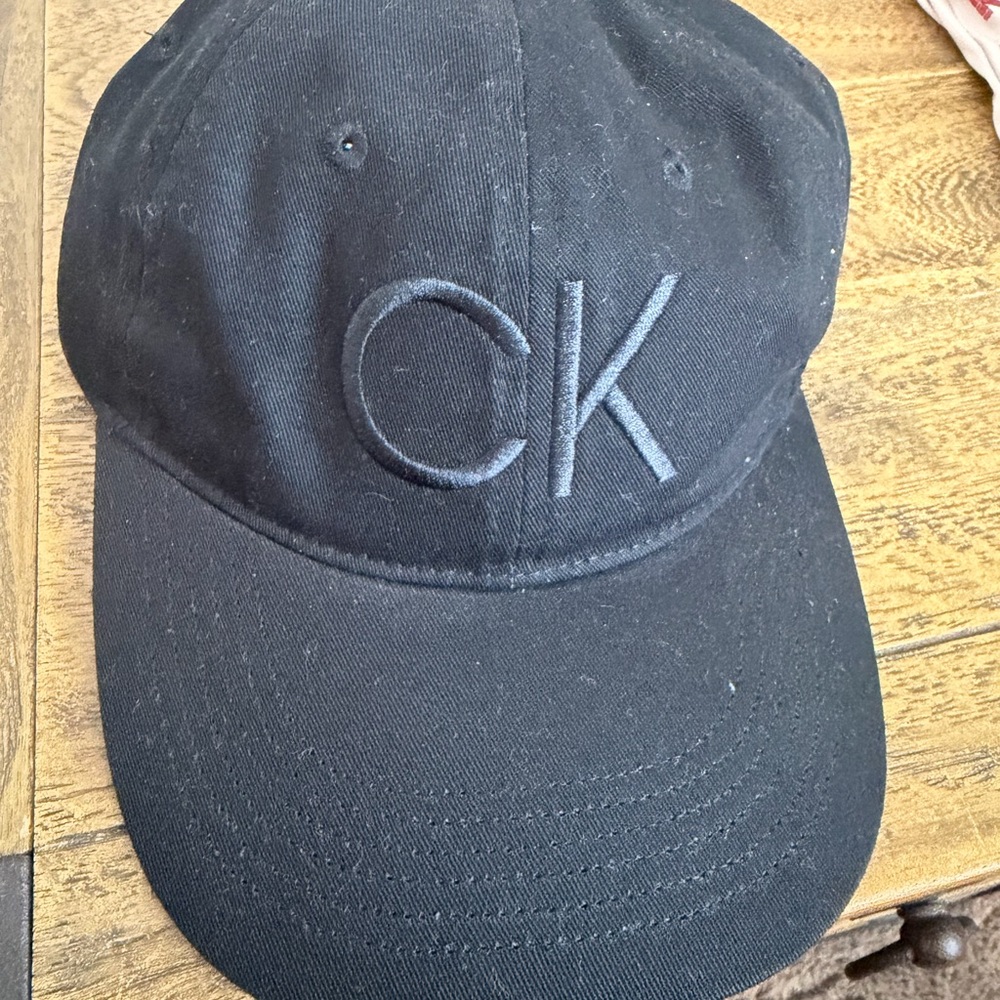 Calvin Klein Kids Black Embroidered CK Cap